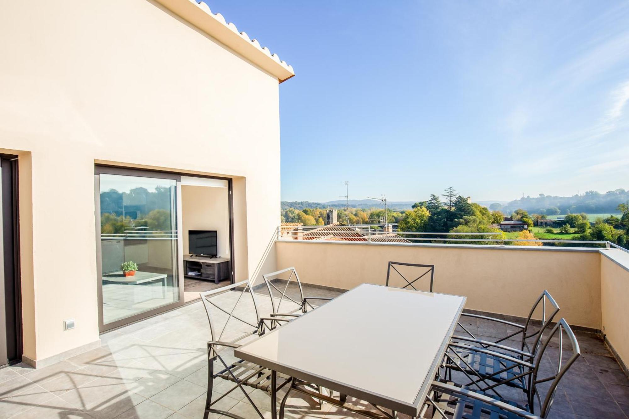 Can Cintet 3 Apartamento Con Terraza En Besalú المظهر الخارجي الصورة