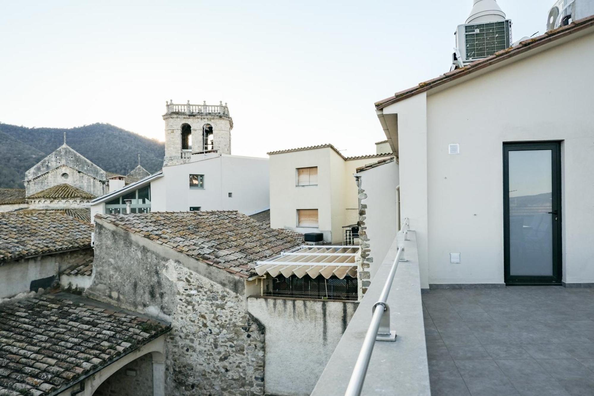 Can Cintet 3 Apartamento Con Terraza En Besalú المظهر الخارجي الصورة